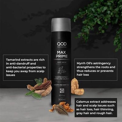 QOD MAX PRIME Shine and Smooth Hair Mask