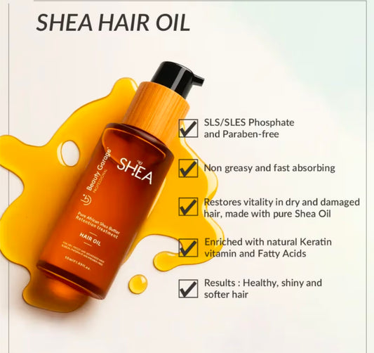Shea Butter Retention Treatment Hair Oil