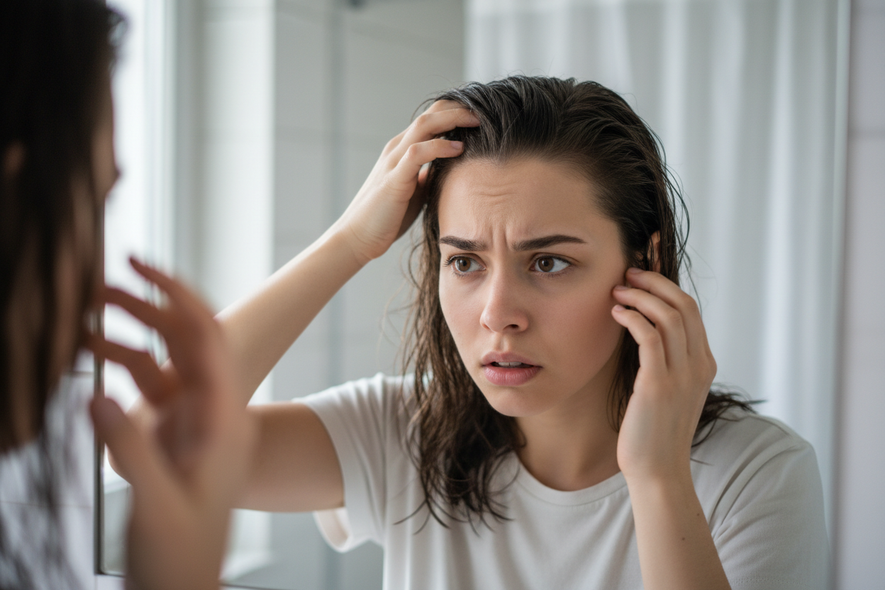 Oily scalp