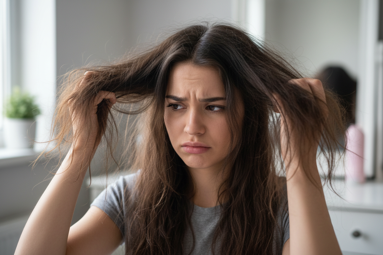 Dry ,Frizzy ,Rough Hair