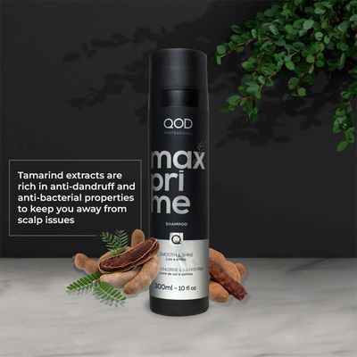 QOD Max Prime Smooth and Shine Hair Shampoo