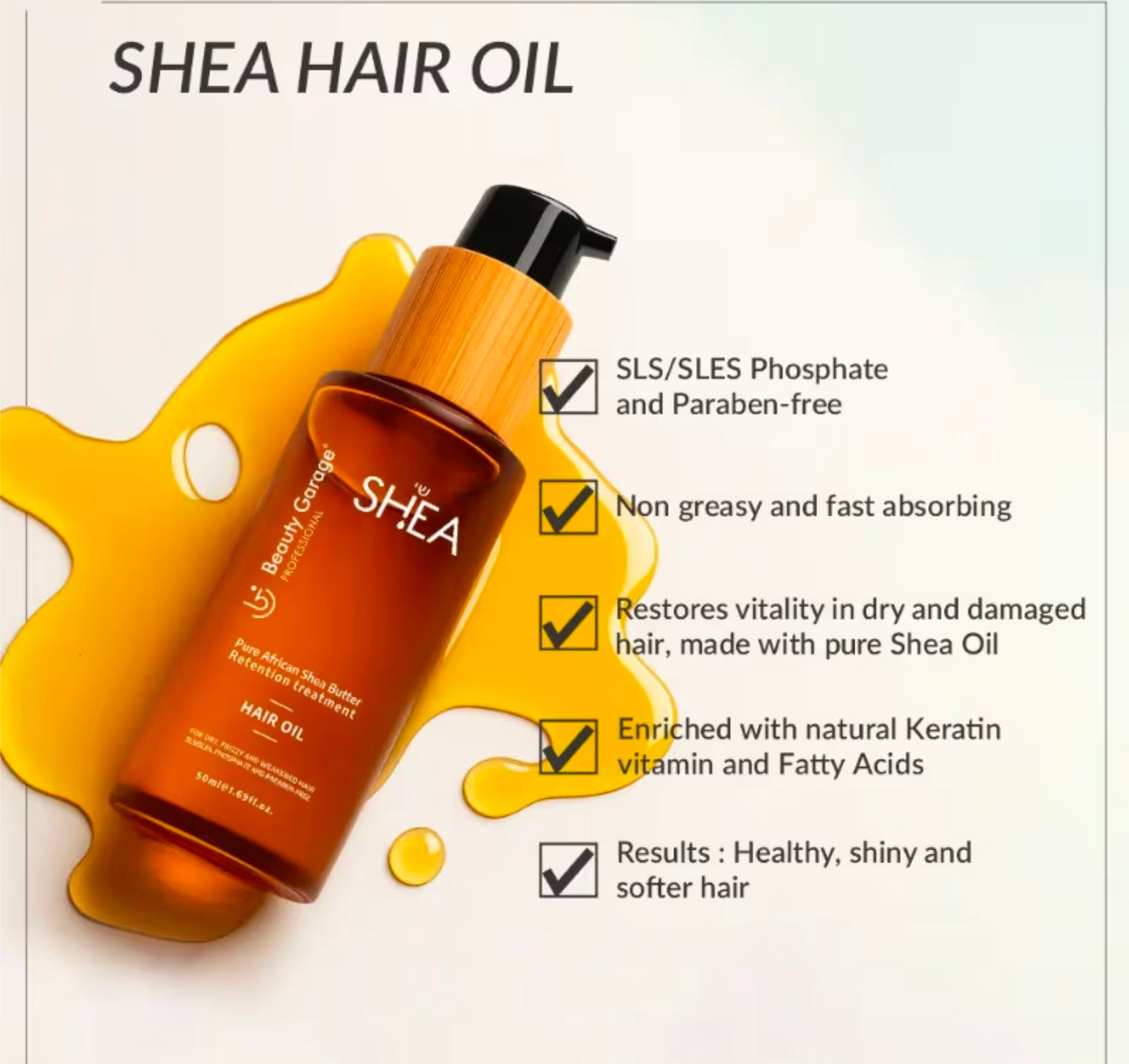 Shea Butter Retention Treatment Hair Oil